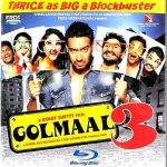 GOLMAAL 3 - AJAY DEVGUN - ARSHAD WARSI - KAREENA KAPOOR - NEW BOLLYWOOD BLU RAY