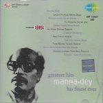 MANNA DEY - GREATEST HITS - HIS FINEST EVER - SOUND TRACK CD - FREE UK POST