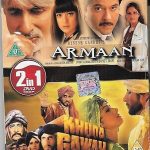 ARMAAN / KHUDA GAWAH -  (CARDBOARD COVER)- NEW BOLLYWOOD - 2 FILMS IN 1 DVD