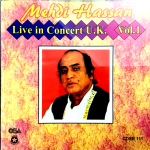 MEHDI HASSAN - LIVE IN CONCERT UK (1994) - VOL. 1 - CD