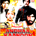 ANDHAA KAANOON - AMITABH BACHAN, RAJNIKANTH - NEW BOLLYWOOD DVD -MULTI SUBTITLES