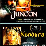 JUNOON / KONDURA -  2 GREAT BOLLYWOOD ART MOVIES ON 2 DVDs - ENGLISH SUBTITLES