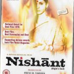 NISHANT - BRAND NEW BOLLYWOOD DVD - SHABANA AZMI, SMITA PATIL - FREE UK POST