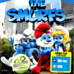 THE SMURFS - DOUBLE PLAY - BLU-RAY + DVD - WITH EXTRA FEATURES -MULTI SUBTITLES